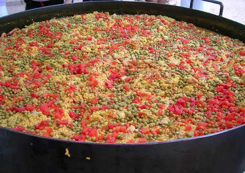 paella de verduras